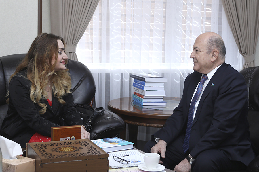 Подробнее о статье Руководитель филиала акад. К.Абдурахманов встретился с исполнительным директором Конфедерации работодателей Узбекистана