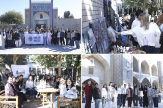 Подробнее о статье Студенты филиала приняли участие в международном культурном мероприятии – Bukhara Biennale 2025